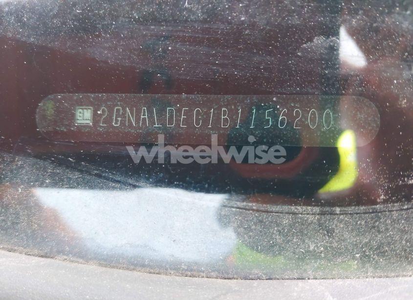 Photo 9 of 2011 Chevrolet Equinox 1LT (VIN 2GNALDEC1B1156200)