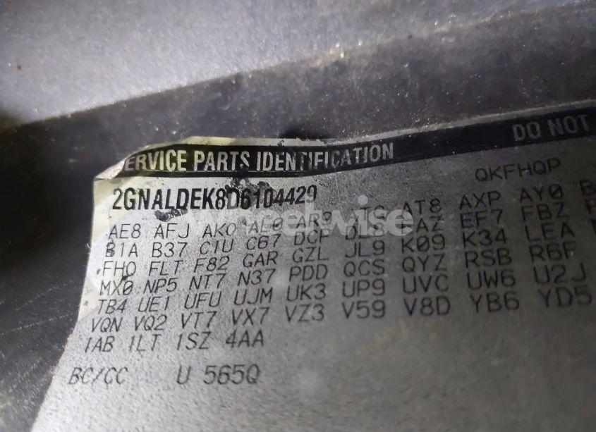 Photo 9 of 2013 Chevrolet Equinox 1LT (VIN 2GNALDEK8D6104429)