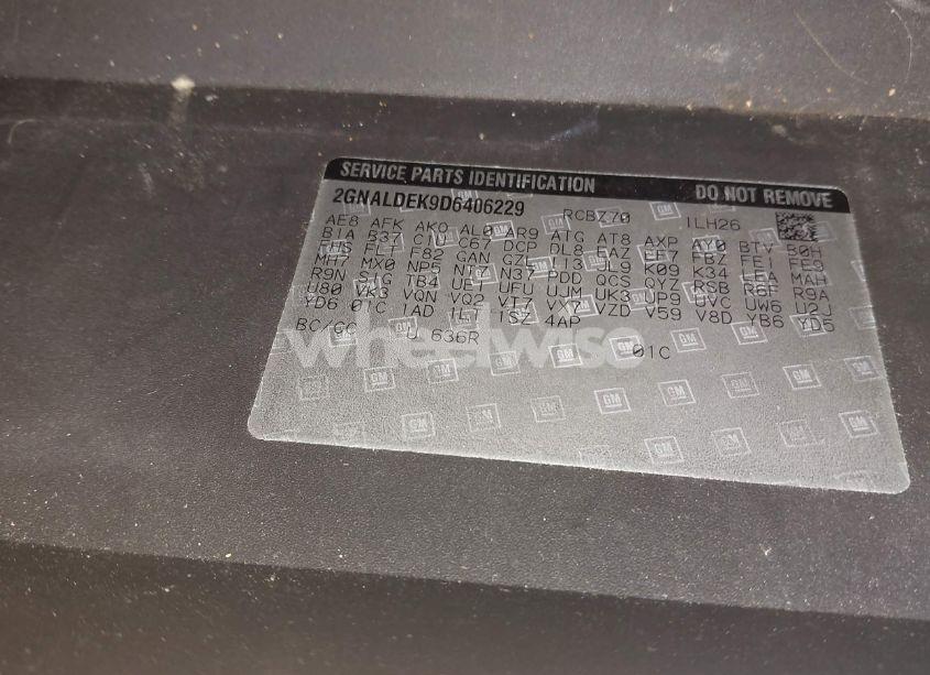 Photo 9 of 2013 Chevrolet Equinox 1LT (VIN 2GNALDEK9D6406229)