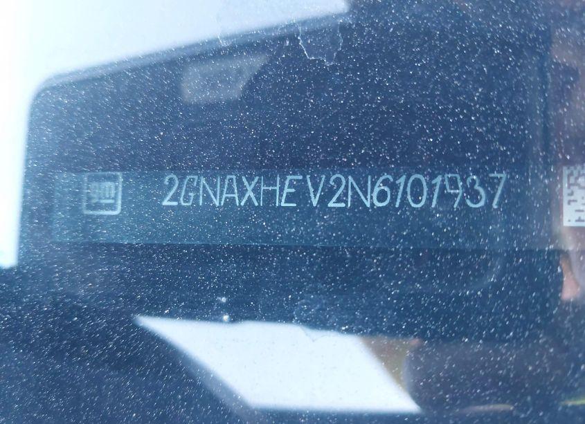 Photo 9 of 2022 Chevrolet Equinox FWD LS (VIN 2GNAXHEV2N6101937)