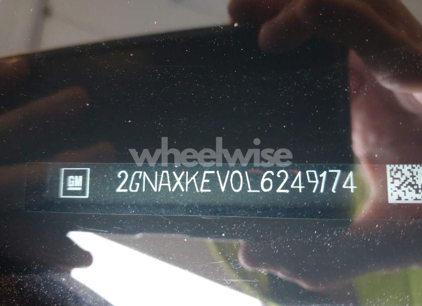 Photo 9 of 2020 Chevrolet Equinox FWD LT 1.5L TURBO (VIN 2GNAXKEV0L6249174)