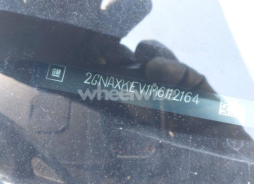 Photo 9 of 2021 Chevrolet Equinox FWD LT (VIN 2GNAXKEV1M6112164)