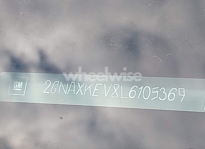 Photo 9 of 2020 Chevrolet Equinox FWD LT 1.5L TURBO (VIN 2GNAXKEV8L6105369)