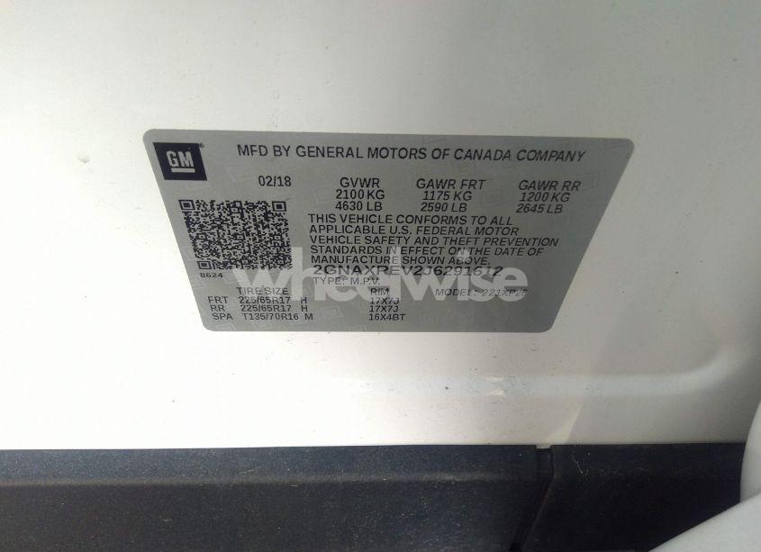 Photo 9 of 2018 Chevrolet Equinox LS (VIN 2GNAXREV2J6291612)