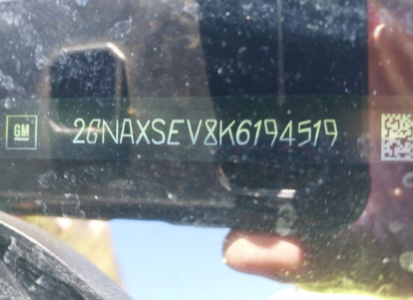 Photo 9 of 2019 Chevrolet Equinox LS (VIN 2GNAXSEV8K6194519)