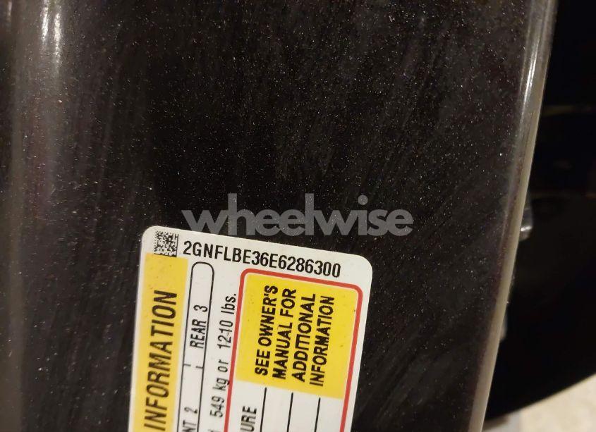 Photo 9 of 2014 Chevrolet Equinox 1LT (VIN 2GNFLBE36E6286300)