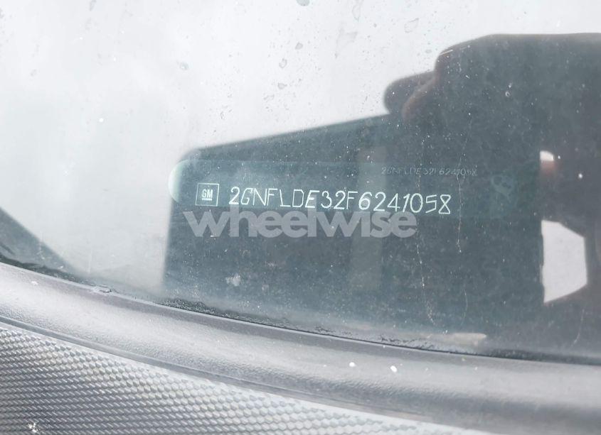 Photo 9 of 2015 Chevrolet Equinox LTZ (VIN 2GNFLDE32F6241058)