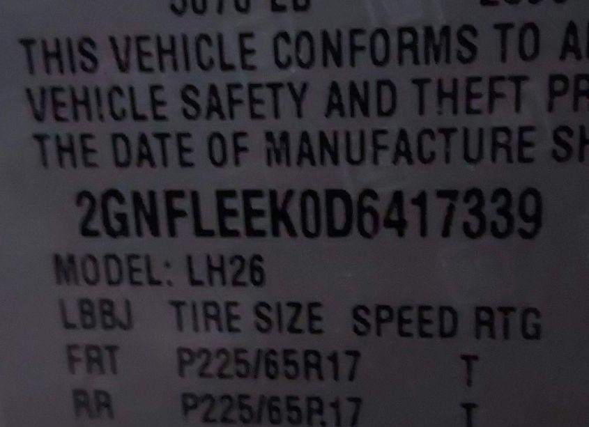 Photo 9 of 2013 Chevrolet Equinox 1LT (VIN 2GNFLEEK0D6417339)