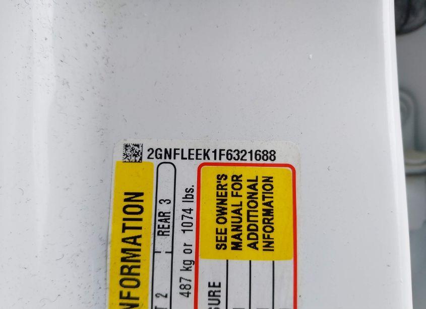 Photo 9 of 2015 Chevrolet Equinox LS (VIN 2GNFLEEK1F6321688)