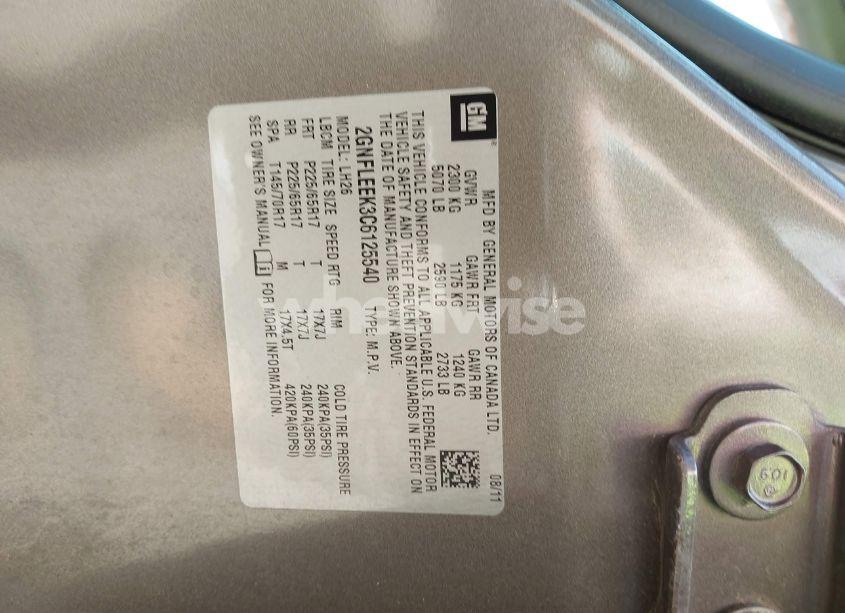 Photo 9 of 2012 Chevrolet Equinox 1LT (VIN 2GNFLEEK3C6125540)