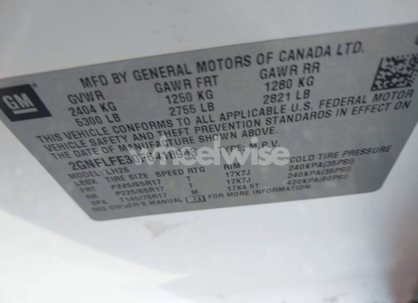 Photo 9 of 2015 Chevrolet Equinox 1LT (VIN 2GNFLFE30F6410943)