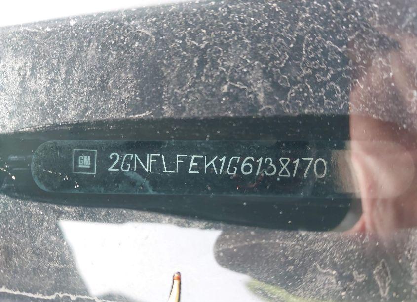 Photo 9 of 2016 Chevrolet Equinox LT (VIN 2GNFLFEK1G6138170)