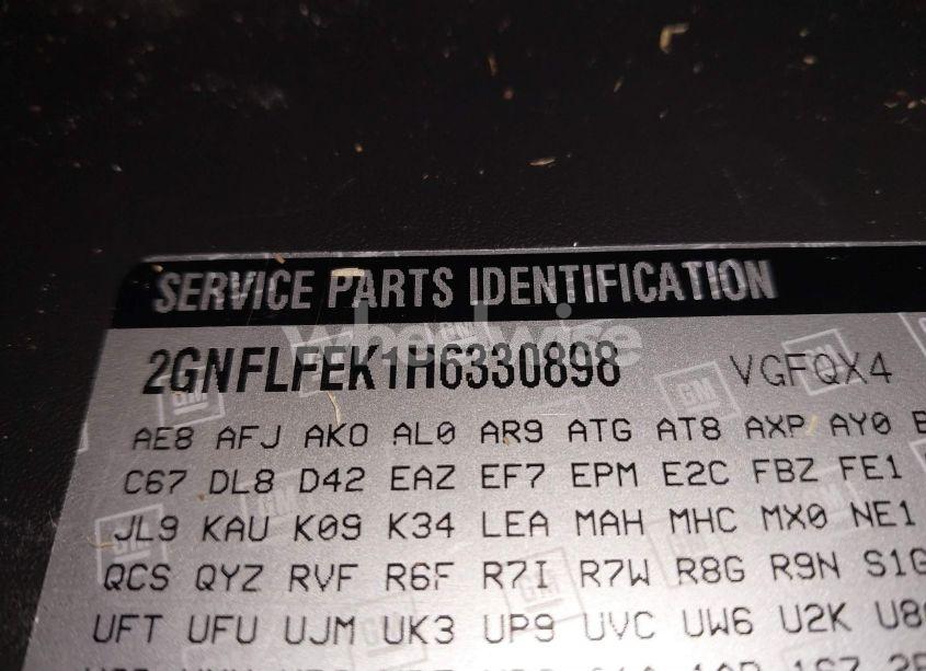 Photo 9 of 2017 Chevrolet Equinox LT (VIN 2GNFLFEK1H6330898)