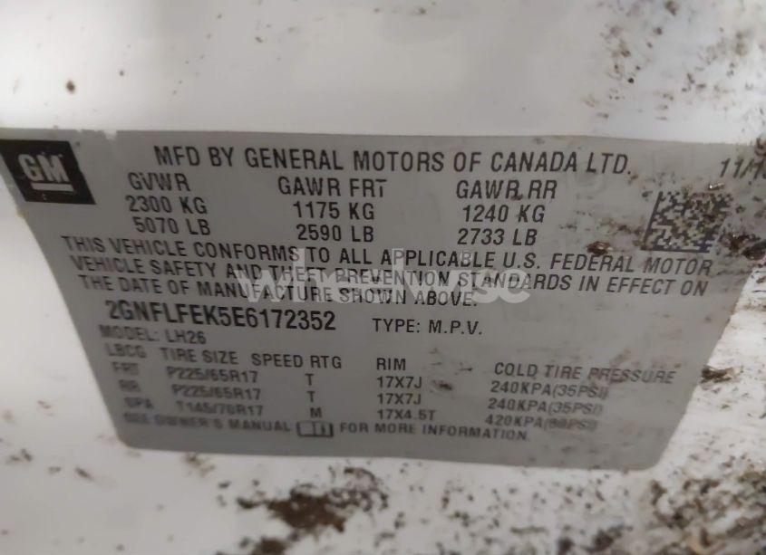 Photo 9 of 2014 Chevrolet Equinox 1LT (VIN 2GNFLFEK5E6172352)