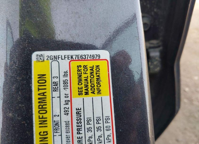 Photo 9 of 2014 Chevrolet Equinox 1LT (VIN 2GNFLFEK7E6374979)