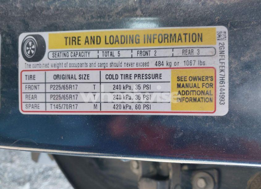 Photo 9 of 2017 Chevrolet Equinox LT (VIN 2GNFLFEK7H6144993)