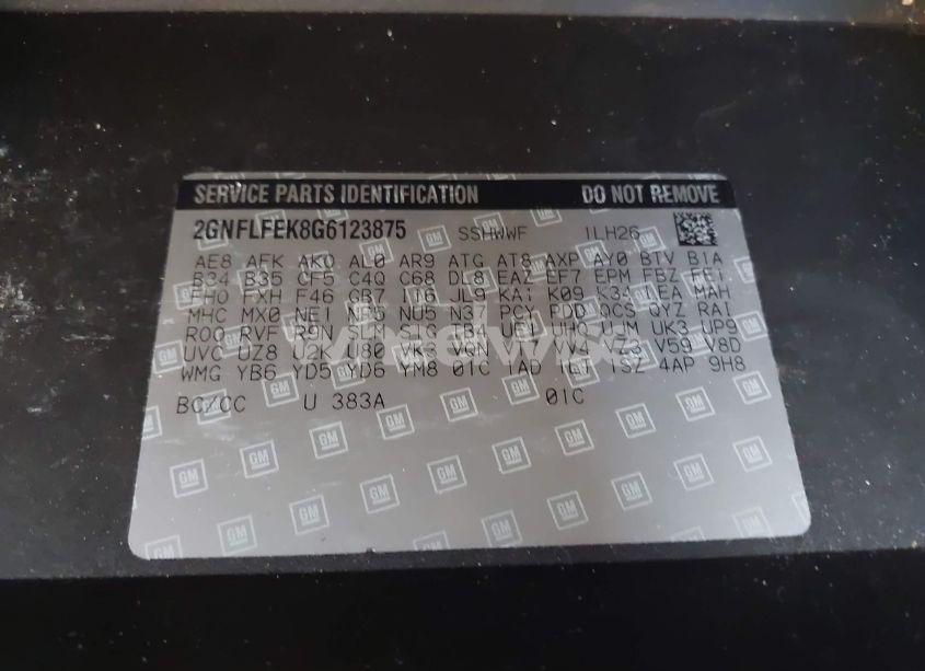 Photo 9 of 2016 Chevrolet Equinox LT (VIN 2GNFLFEK8G6123875)