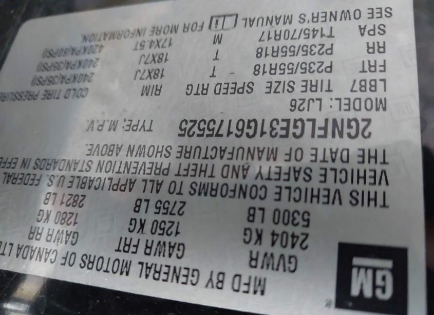 Photo 9 of 2016 Chevrolet Equinox LTZ (VIN 2GNFLGE31G6175525)