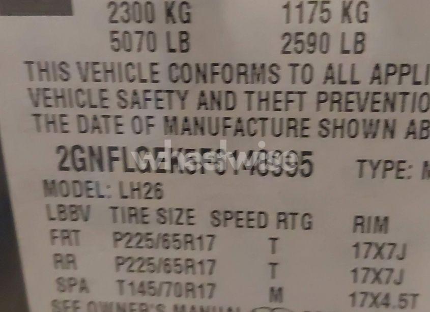 Photo 9 of 2015 Chevrolet Equinox 2LT (VIN 2GNFLGEK5F6148995)