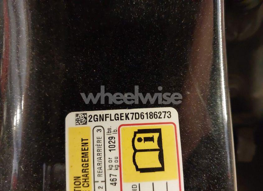 Photo 9 of 2013 Chevrolet Equinox LTZ (VIN 2GNFLGEK7D6186273)