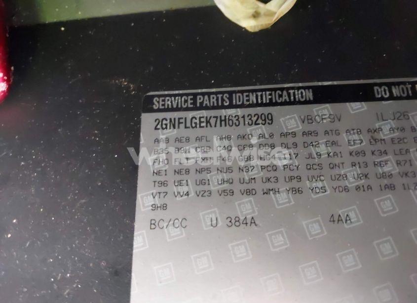 Photo 9 of 2017 Chevrolet Equinox PREMIER (VIN 2GNFLGEK7H6313299)