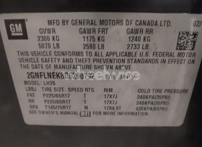 Photo 9 of 2013 Chevrolet Equinox 2LT (VIN 2GNFLNEK8D6290792)