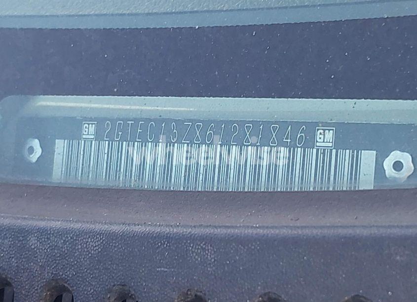Photo 9 of 2006 Gmc Sierra 1500 SLE2 (VIN 2GTEC13Z861281846)