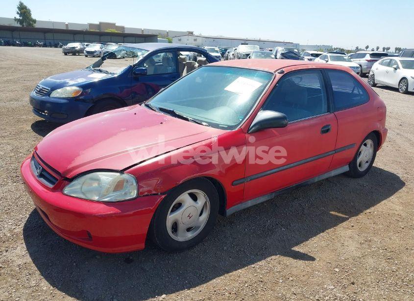 Photo 2 of 1999 Honda Civic CX (VIN 2HGEJ6321XH101655)