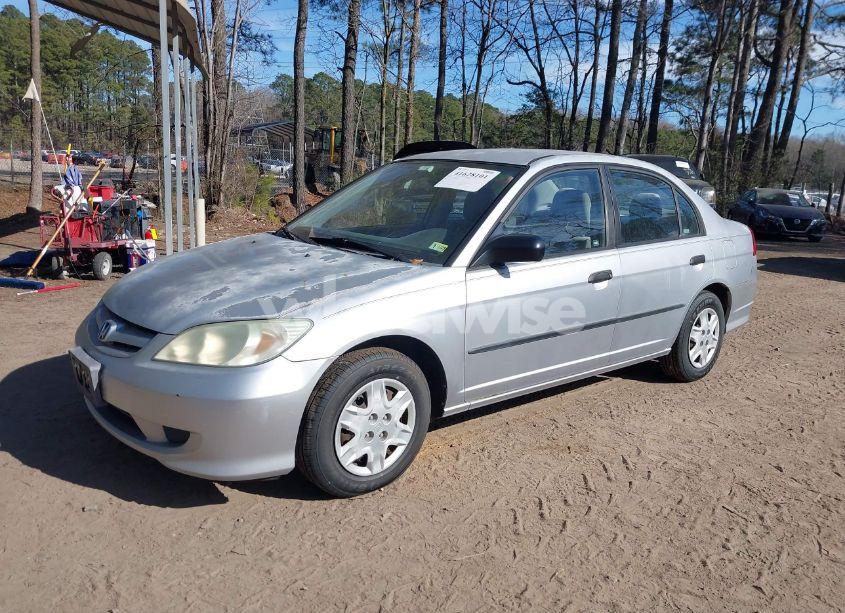 Photo 2 of 2005 Honda Civic DX (VIN 2HGES15165H568832)