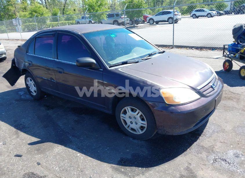 2001 Honda Civic LX (VIN 2HGES15521H575029) main photo