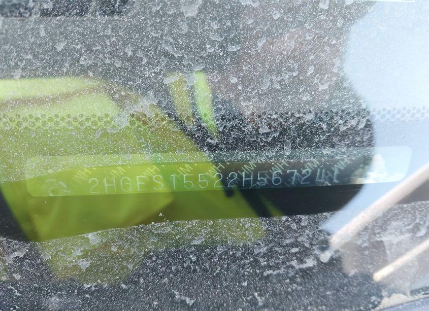 Photo 9 of 2002 Honda Civic LX (VIN 2HGES15522H567241)