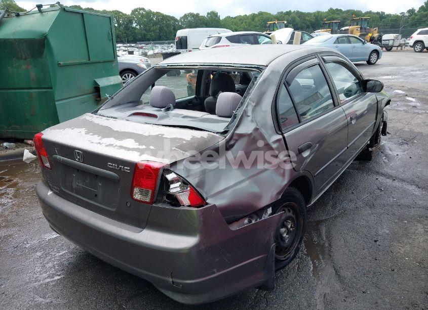 Photo 4 of 2005 Honda Civic VP (VIN 2HGES16385H586474)