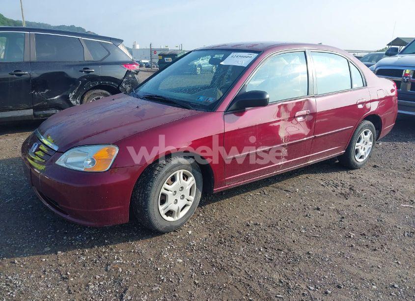 Photo 2 of 2002 Honda Civic LX (VIN 2HGES16502H602650)