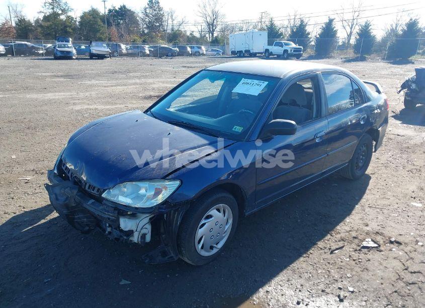 Photo 2 of 2005 Honda Civic LX (VIN 2HGES16505H529400)