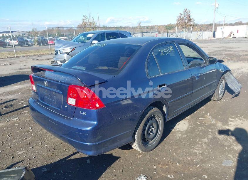 Photo 4 of 2005 Honda Civic LX (VIN 2HGES16505H529400)