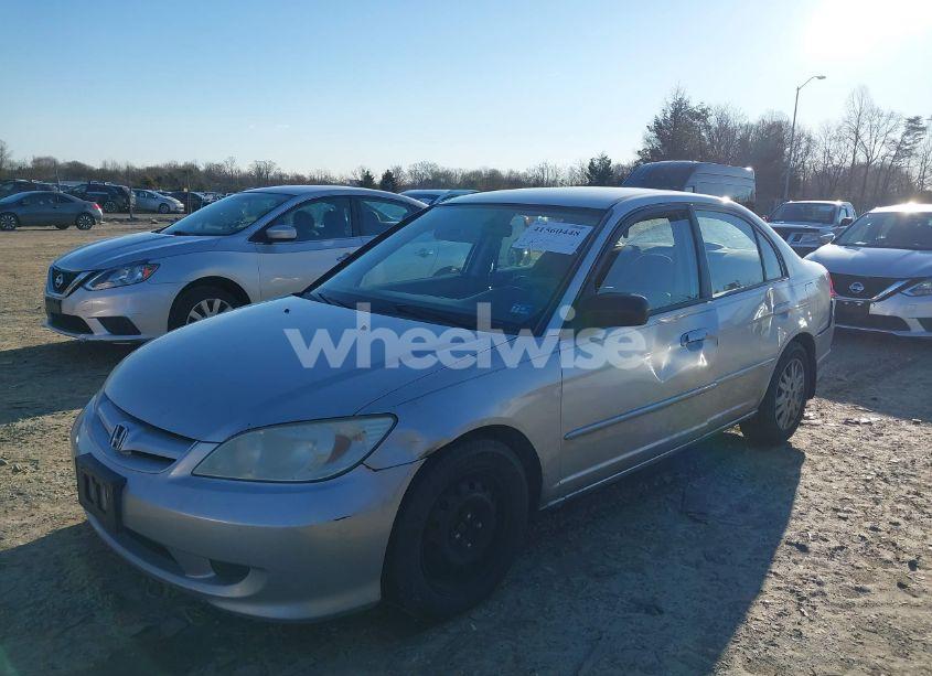 Photo 2 of 2005 Honda Civic LX (VIN 2HGES16515H560753)