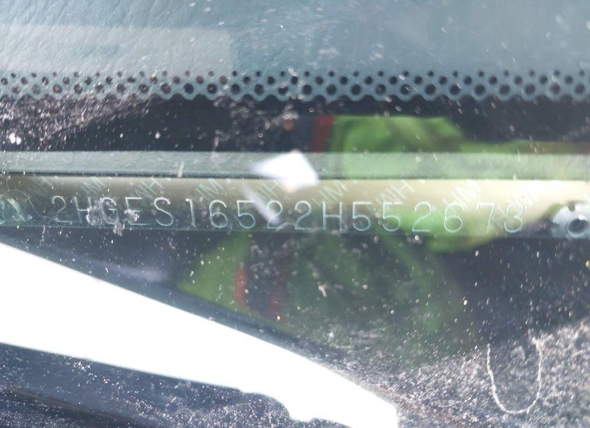 Photo 9 of 2002 Honda Civic LX (VIN 2HGES16522H552673)