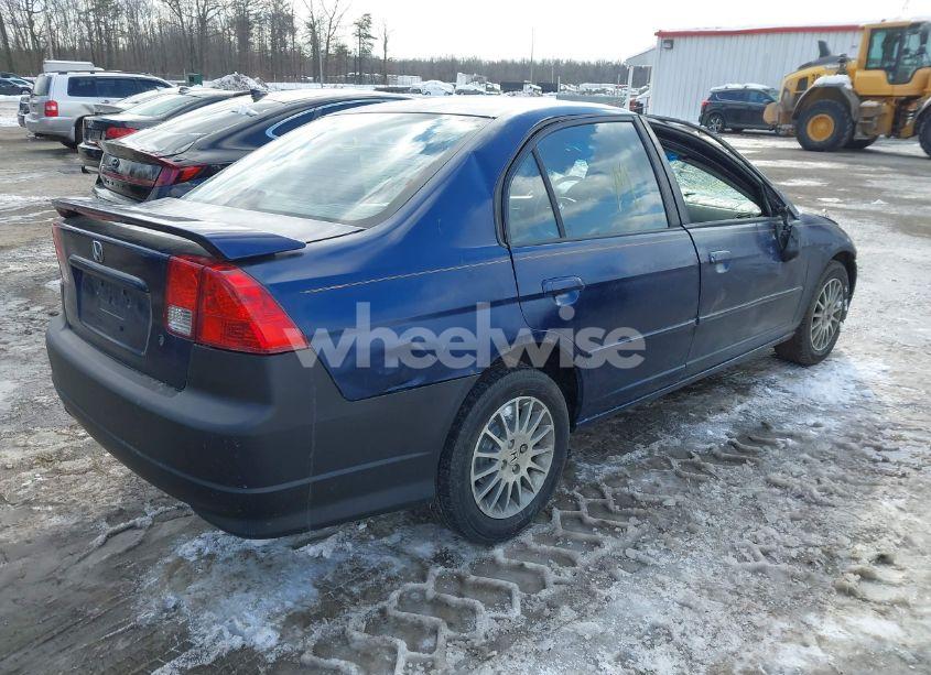 Photo 4 of 2005 Honda Civic LX (VIN 2HGES16525H612021)