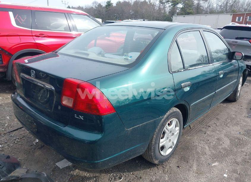 Photo 4 of 2001 Honda Civic LX (VIN 2HGES16531H578617)