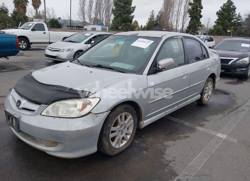 Photo 2 of 2005 Honda Civic LX (VIN 2HGES16535H558809)