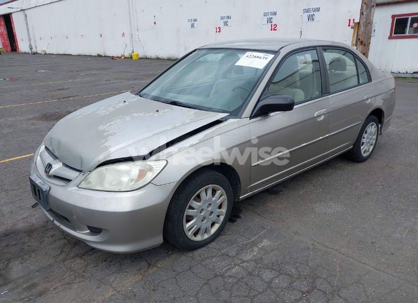 Photo 2 of 2005 Honda Civic LX (VIN 2HGES16535H602081)