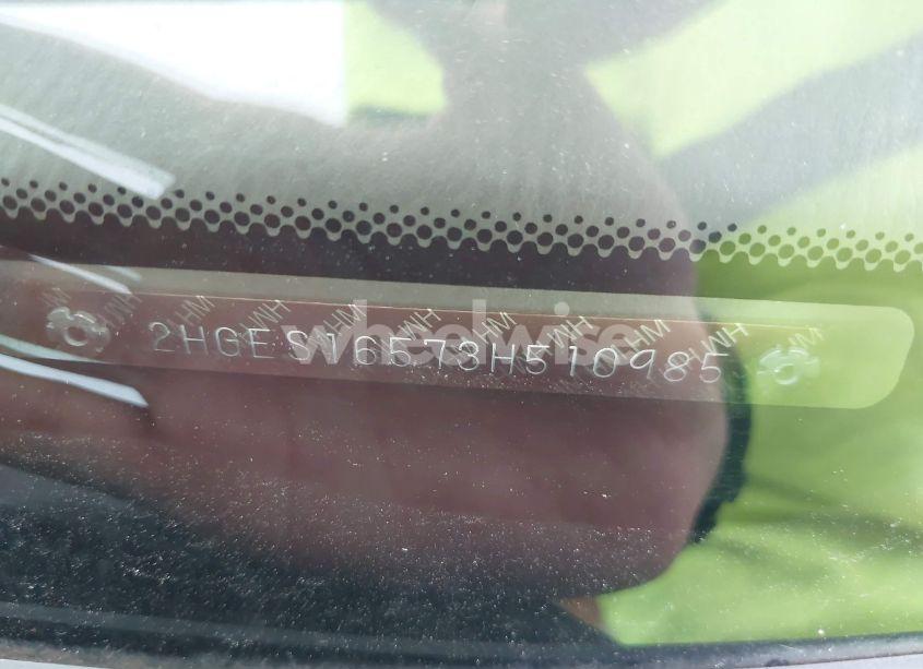 Photo 9 of 2003 Honda Civic LX (VIN 2HGES16573H510985)