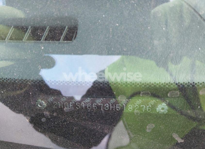 Photo 9 of 2003 Honda Civic LX (VIN 2HGES16573H518276)