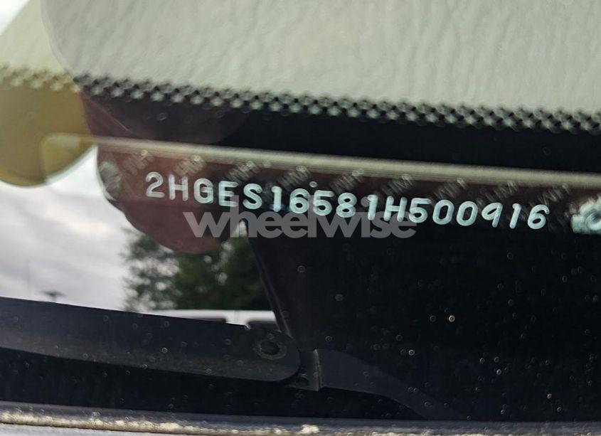 Photo 9 of 2001 Honda Civic LX (VIN 2HGES16581H500916)