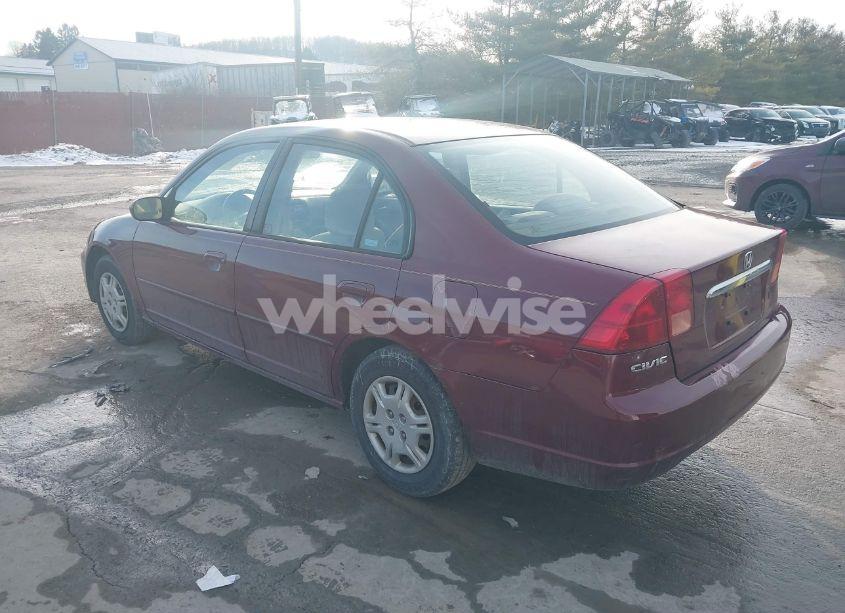 Photo 3 of 2002 Honda Civic LX (VIN 2HGES16592H550080)