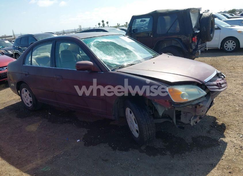 2002 Honda Civic LX (VIN 2HGES16592H563332) main photo
