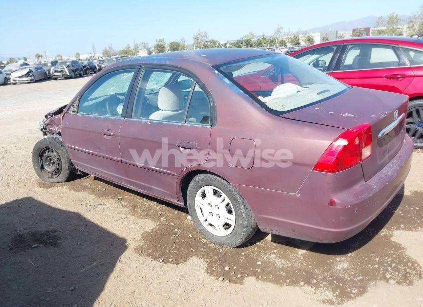 Photo 3 of 2002 Honda Civic LX (VIN 2HGES16592H563332)