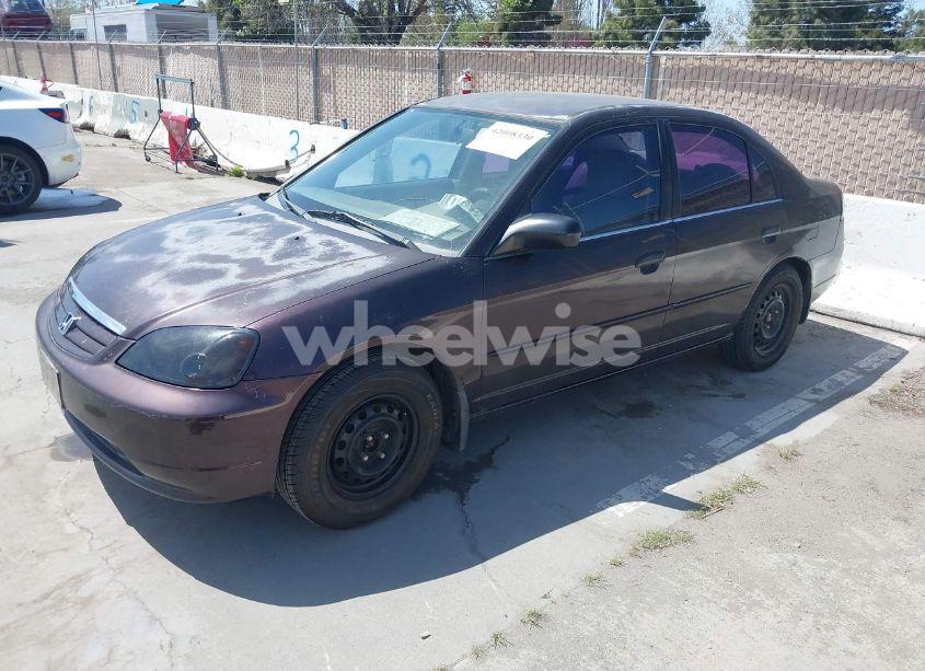 Photo 2 of 2001 Honda Civic LX (VIN 2HGES165X1H532556)