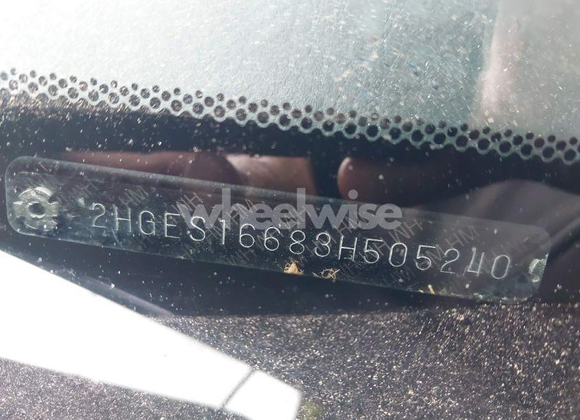 Photo 12 of 2003 Honda Civic LX (VIN 2HGES16683H505240)