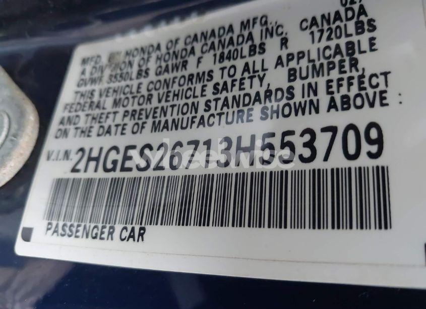 Photo 9 of 2003 Honda Civic EX (VIN 2HGES26713H553709)